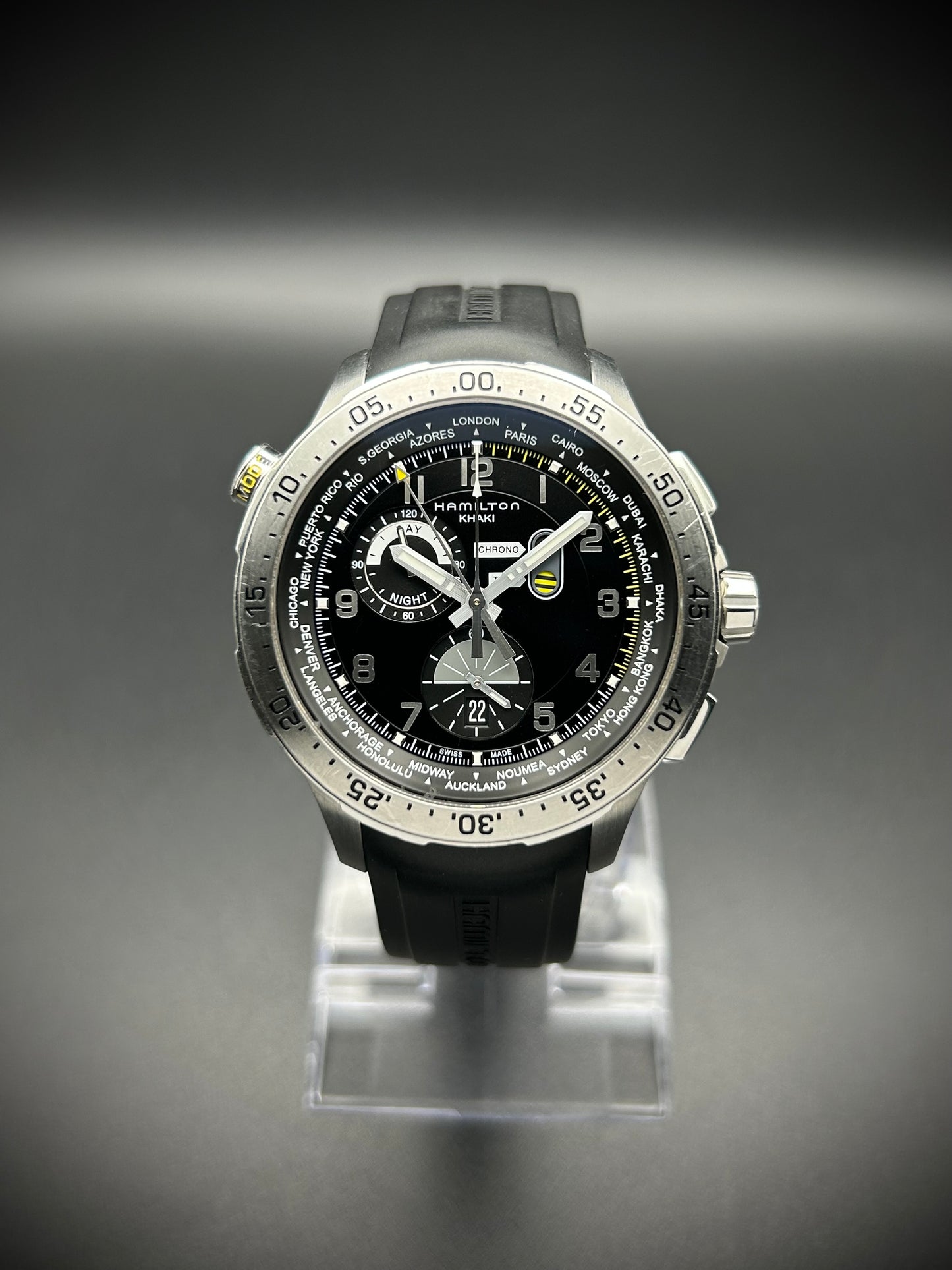 Hamilton Khaki Aviation Worldtimer Chronograph