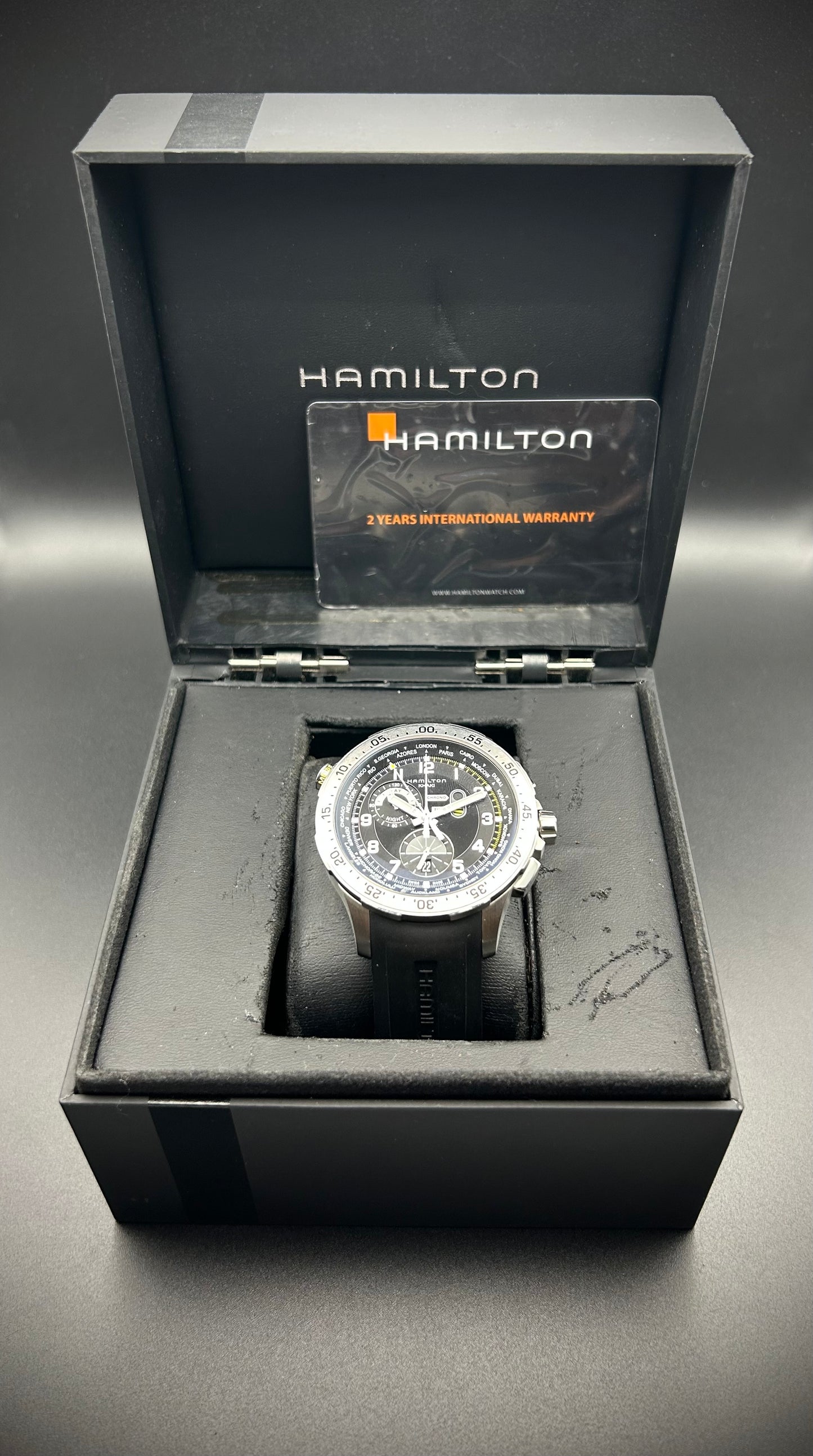 Hamilton Khaki Aviation Worldtimer Chronograph