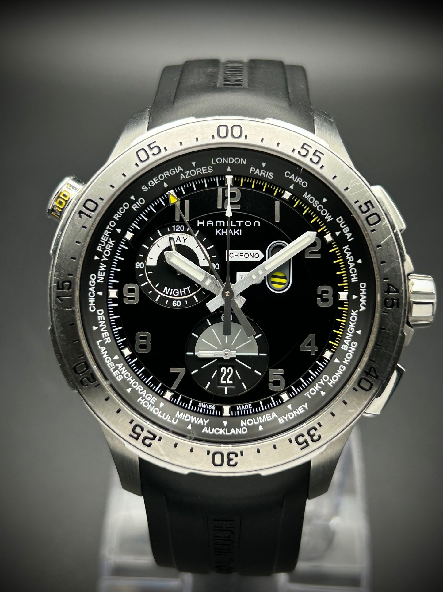 Hamilton Khaki Aviation Worldtimer Chronograph