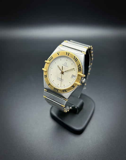 Omega Constellation 18k Two Tone Automatic with original box