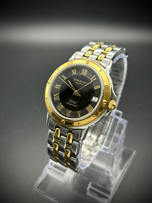 Raymond Weil Tango Automatic 18k gold bezel