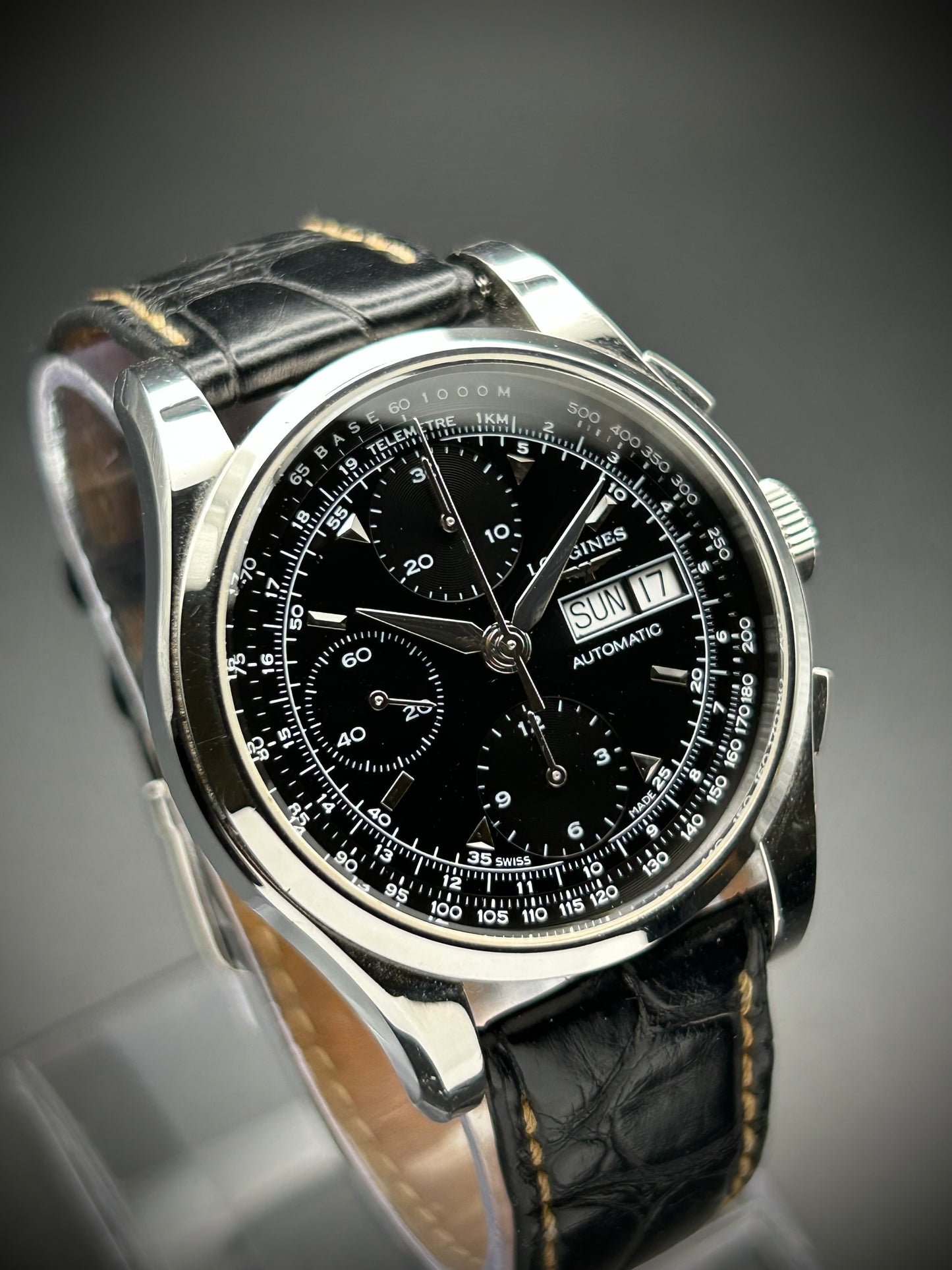 Longines Heritage Black Dial