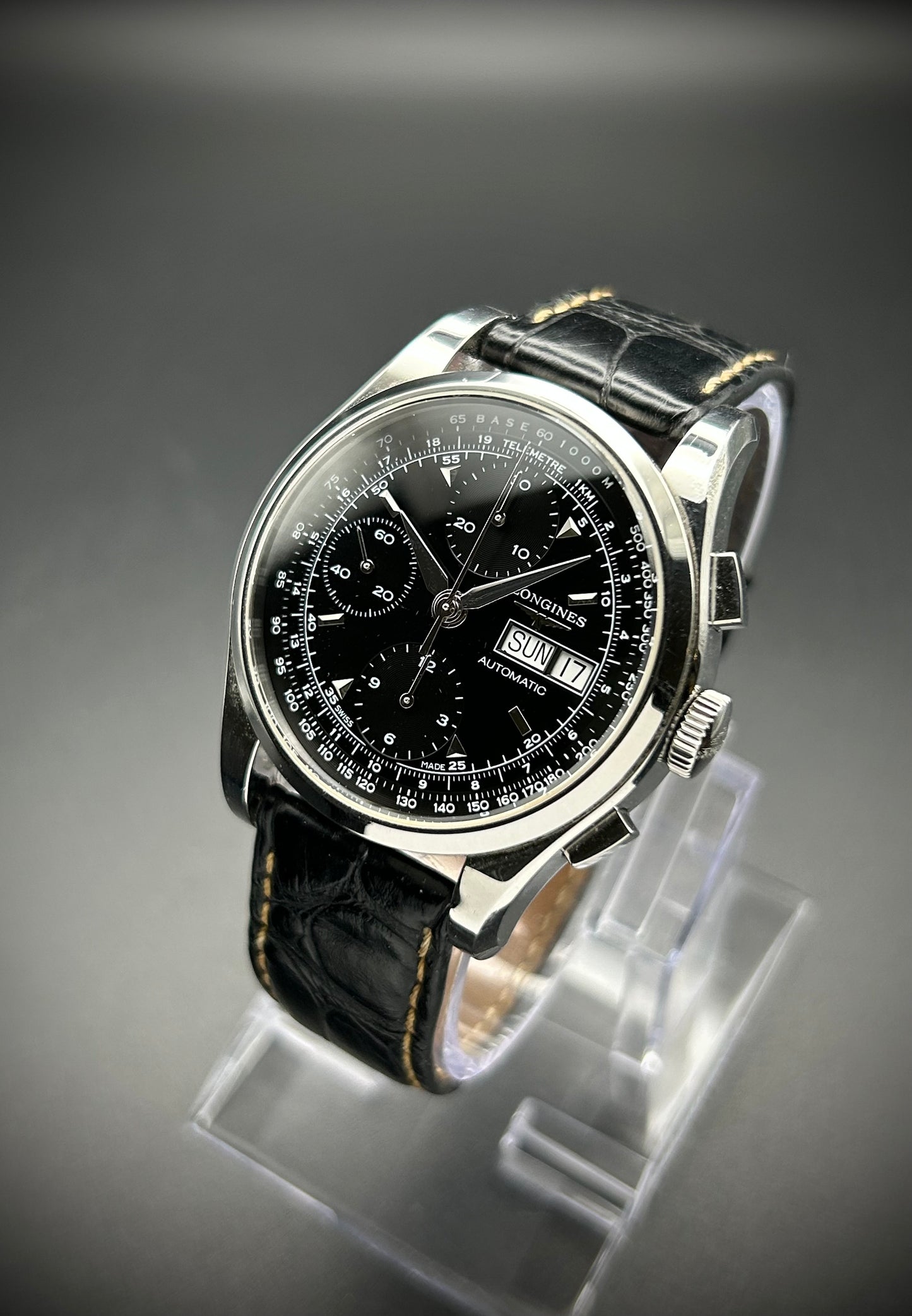 Longines Heritage Black Dial