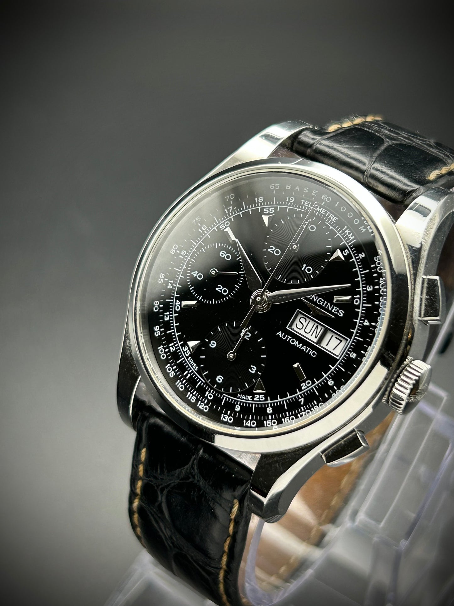 Longines Heritage Black Dial
