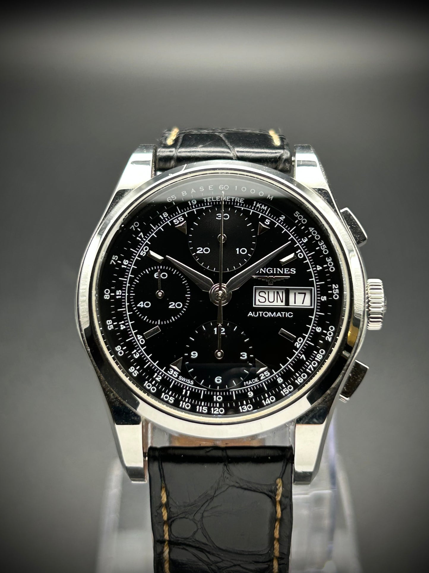 Longines Heritage Black Dial