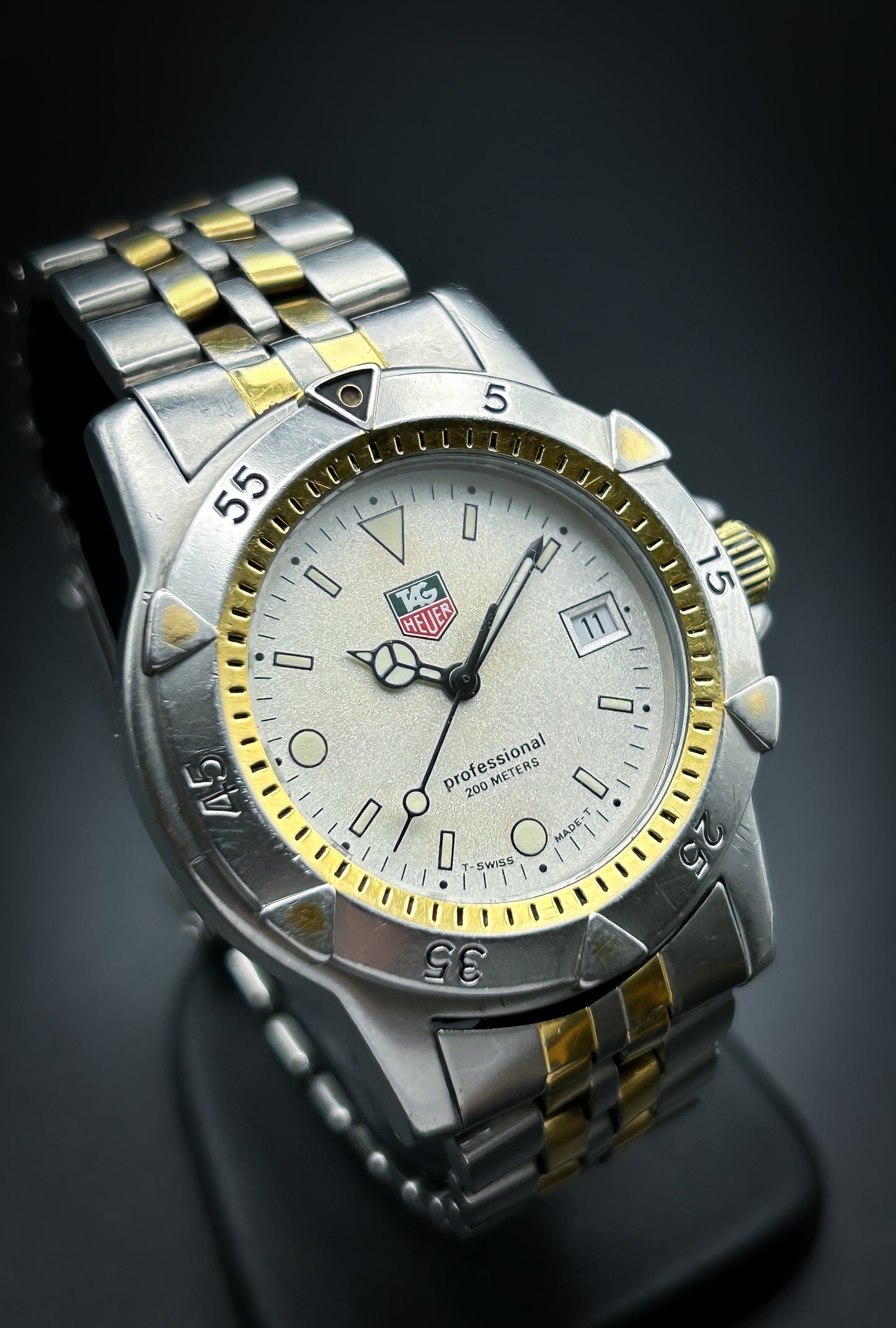 Tag Heuer Professional 1500 200m Obama Two Tone