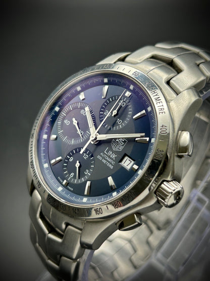 Tag Heuer Link Automatic Chronograph Blue Dial