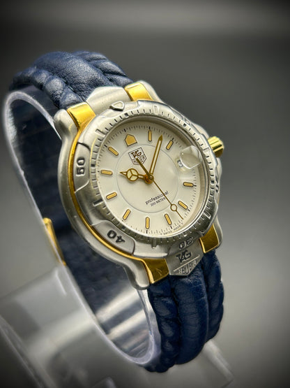 Tag Heuer 6000 18k gold bezel