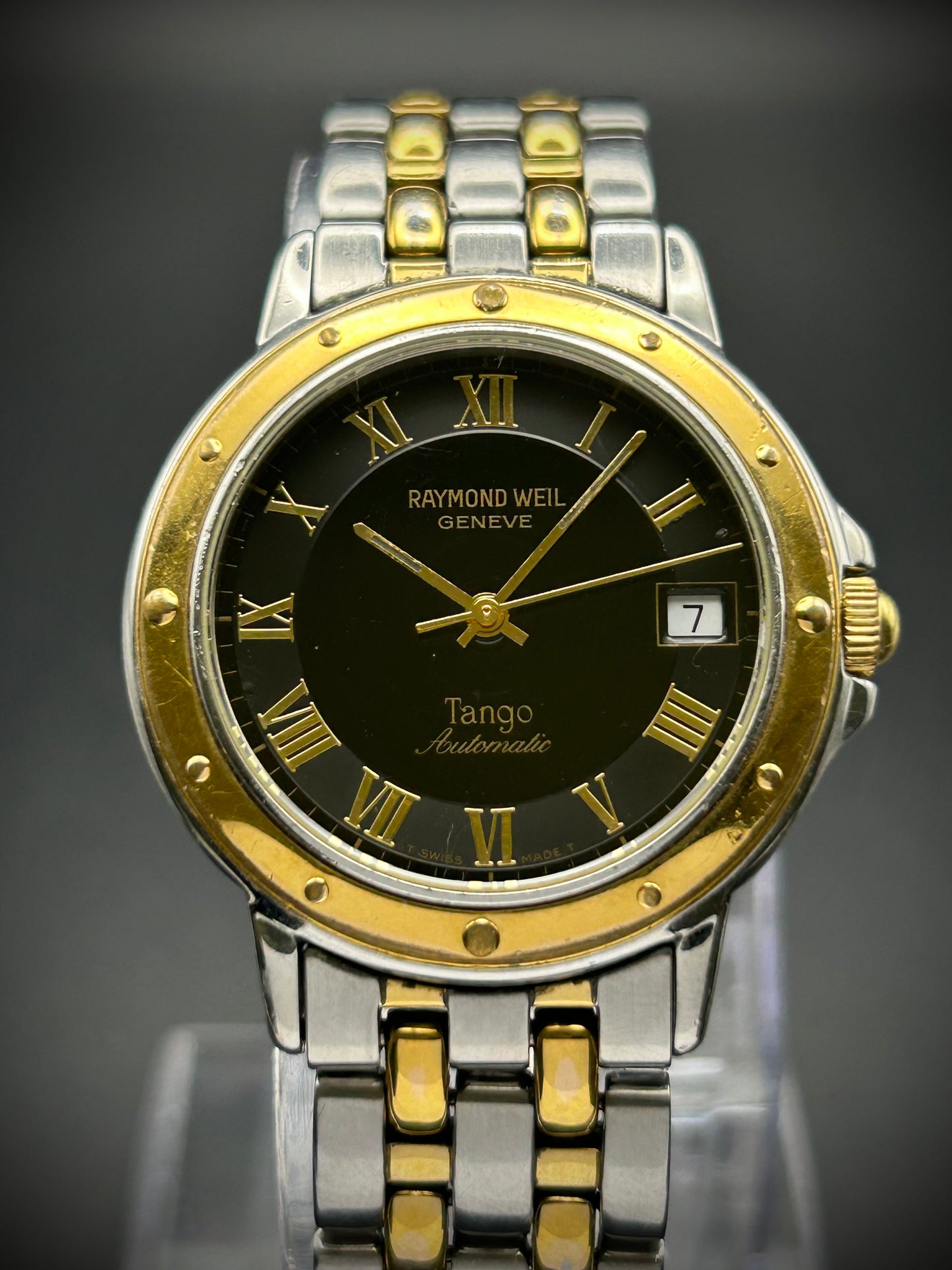 Raymond Weil Tango Automatic 18k gold bezel