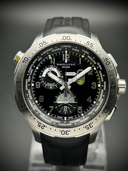 Hamilton Khaki Aviation Worldtimer Chronograph