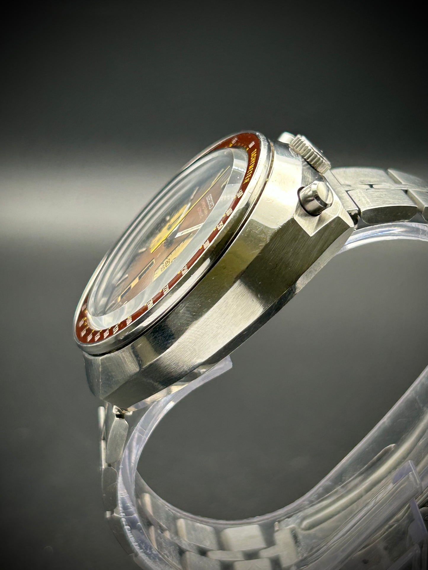 Seiko Bullhead Chronograph Brown Dial