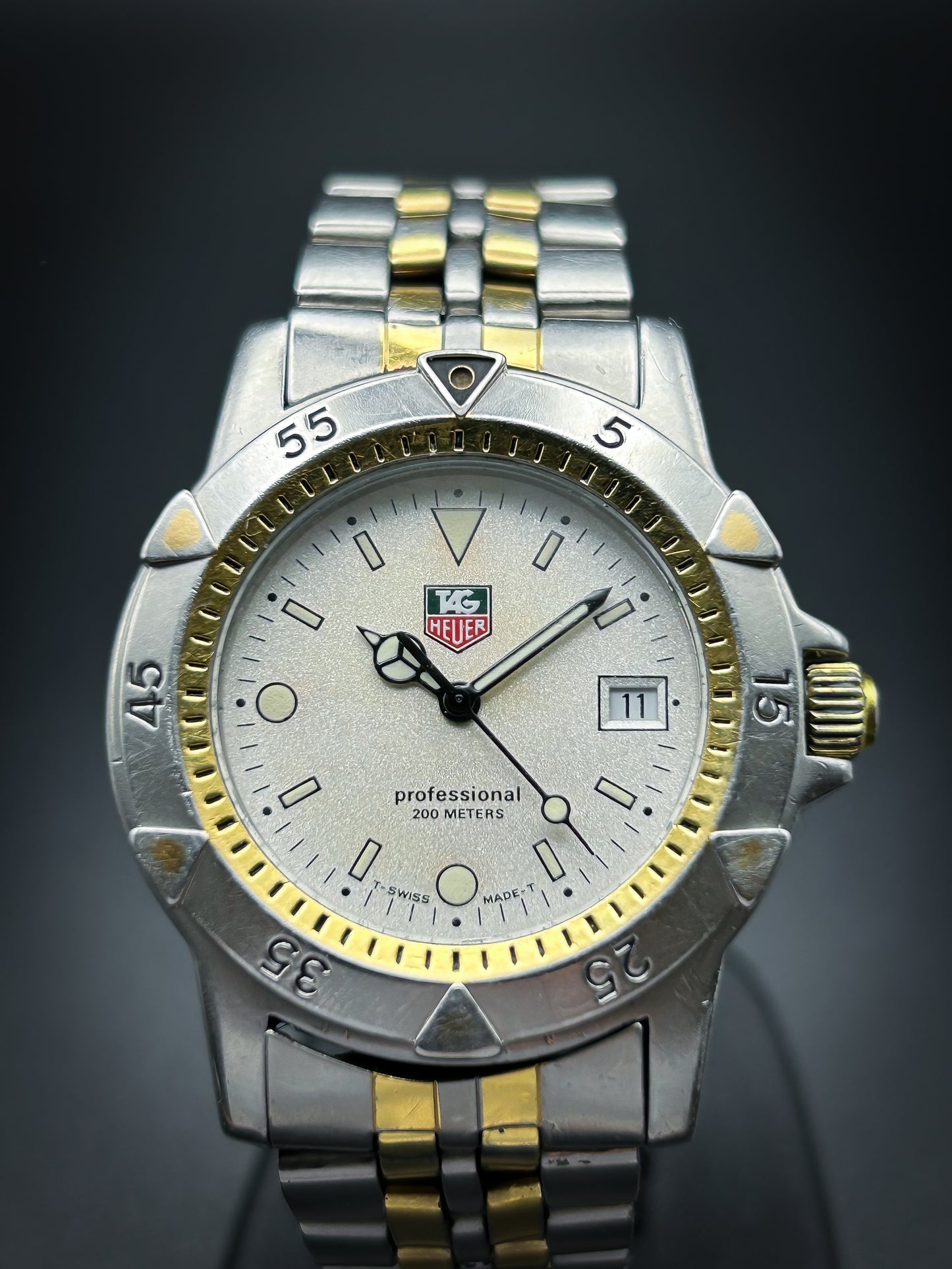Tag Heuer Professional 1500 200m Obama Two Tone