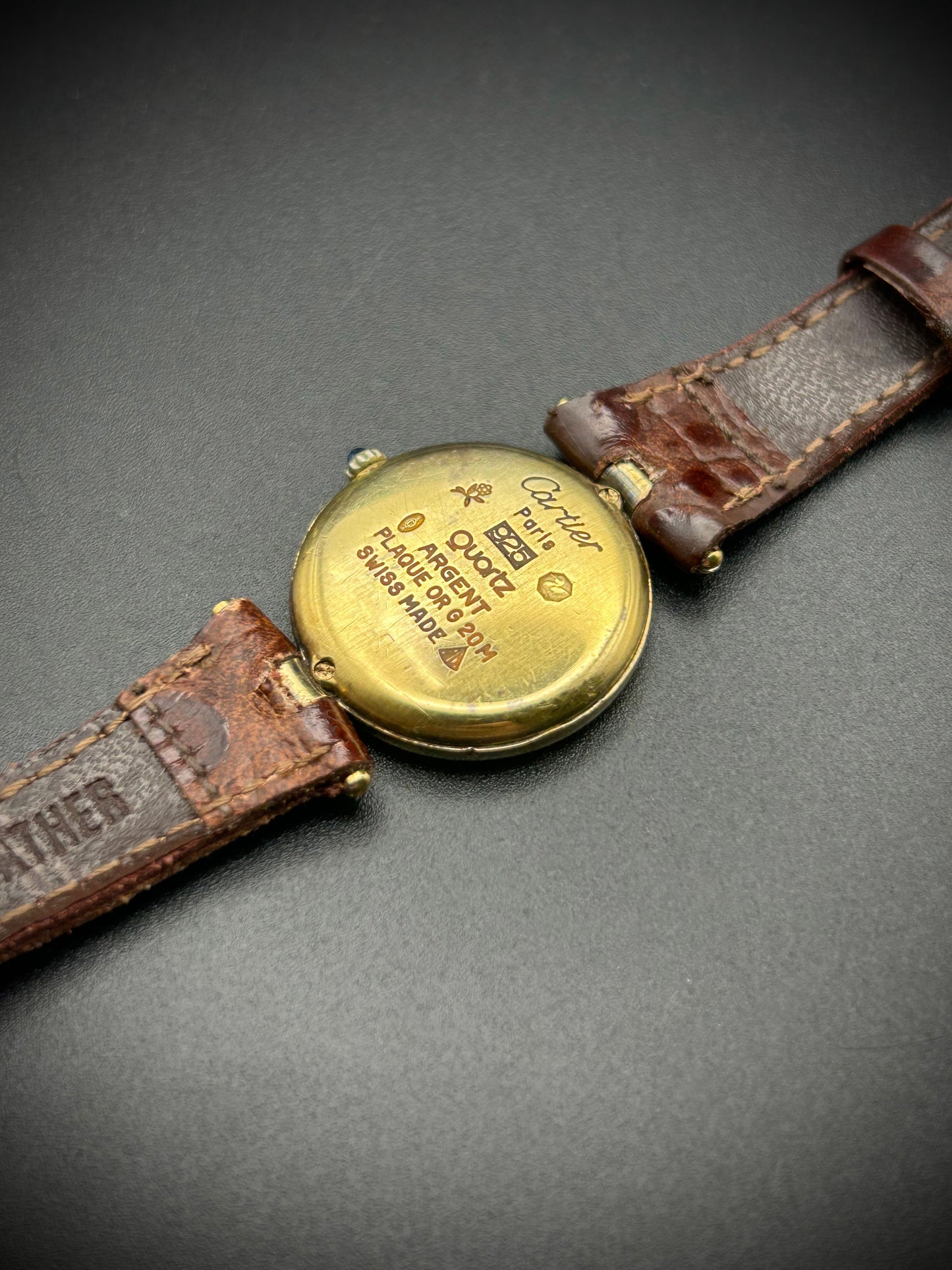 Cartier Vendome Gold Mandel Must Vermeil