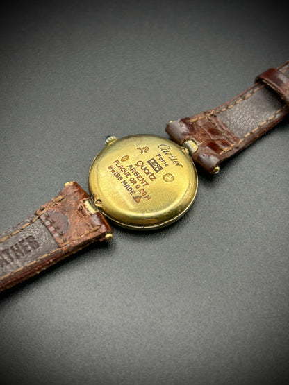 Cartier Vendome Gold Mandel Must Vermeil