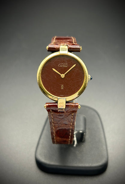Cartier Vendome Gold Mandel Must Vermeil