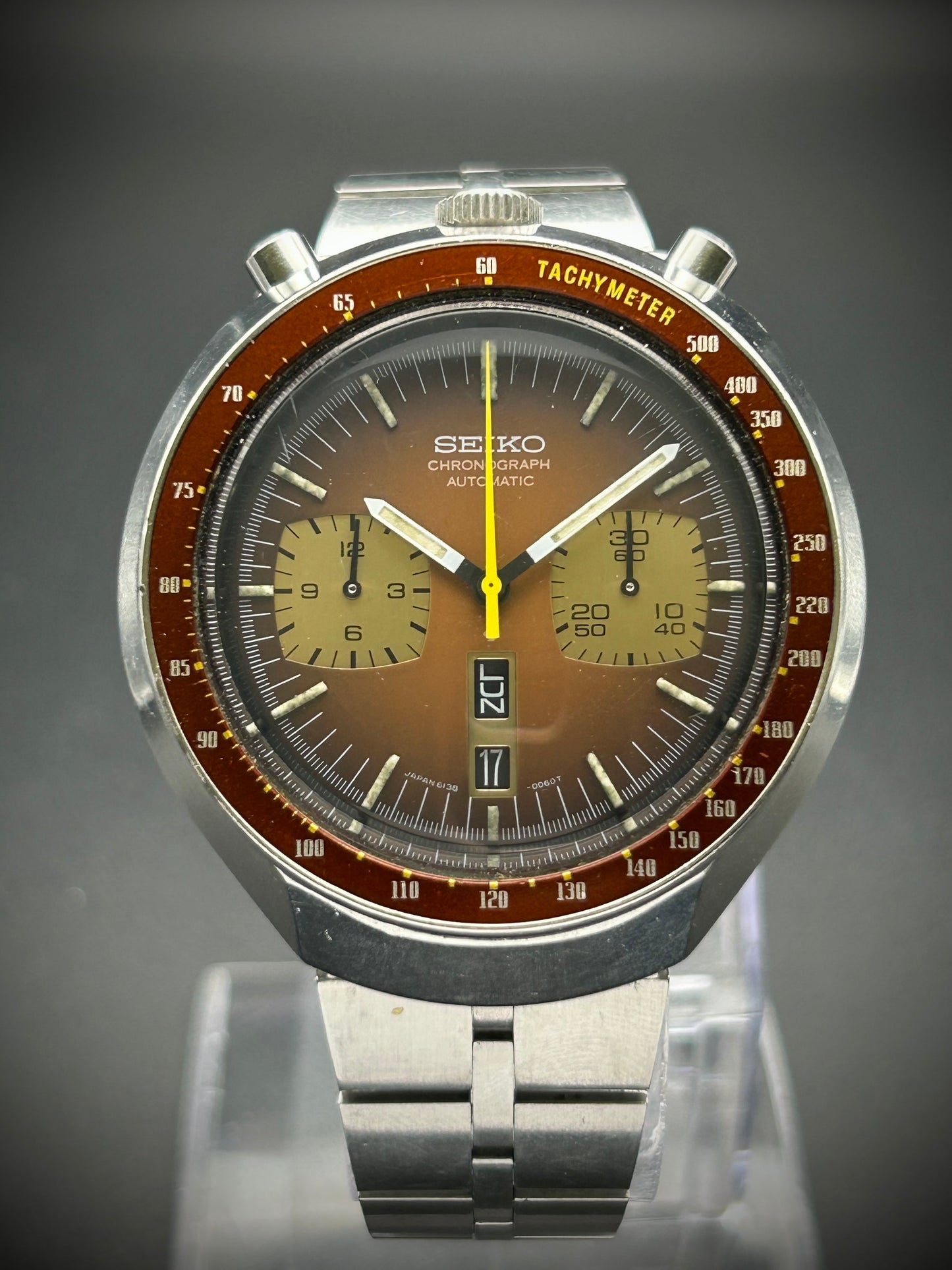 Seiko Bullhead Chronograph Brown Dial