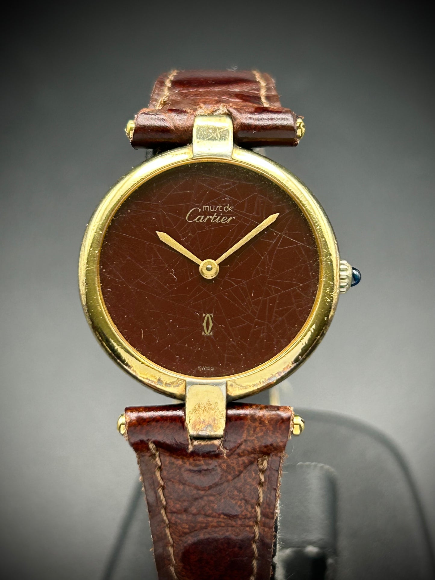 Cartier Vendome Gold Mandel Must Vermeil