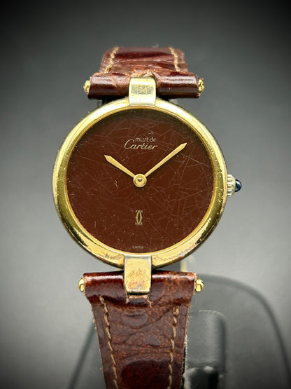 Cartier Vendome Gold Mandel Must Vermeil