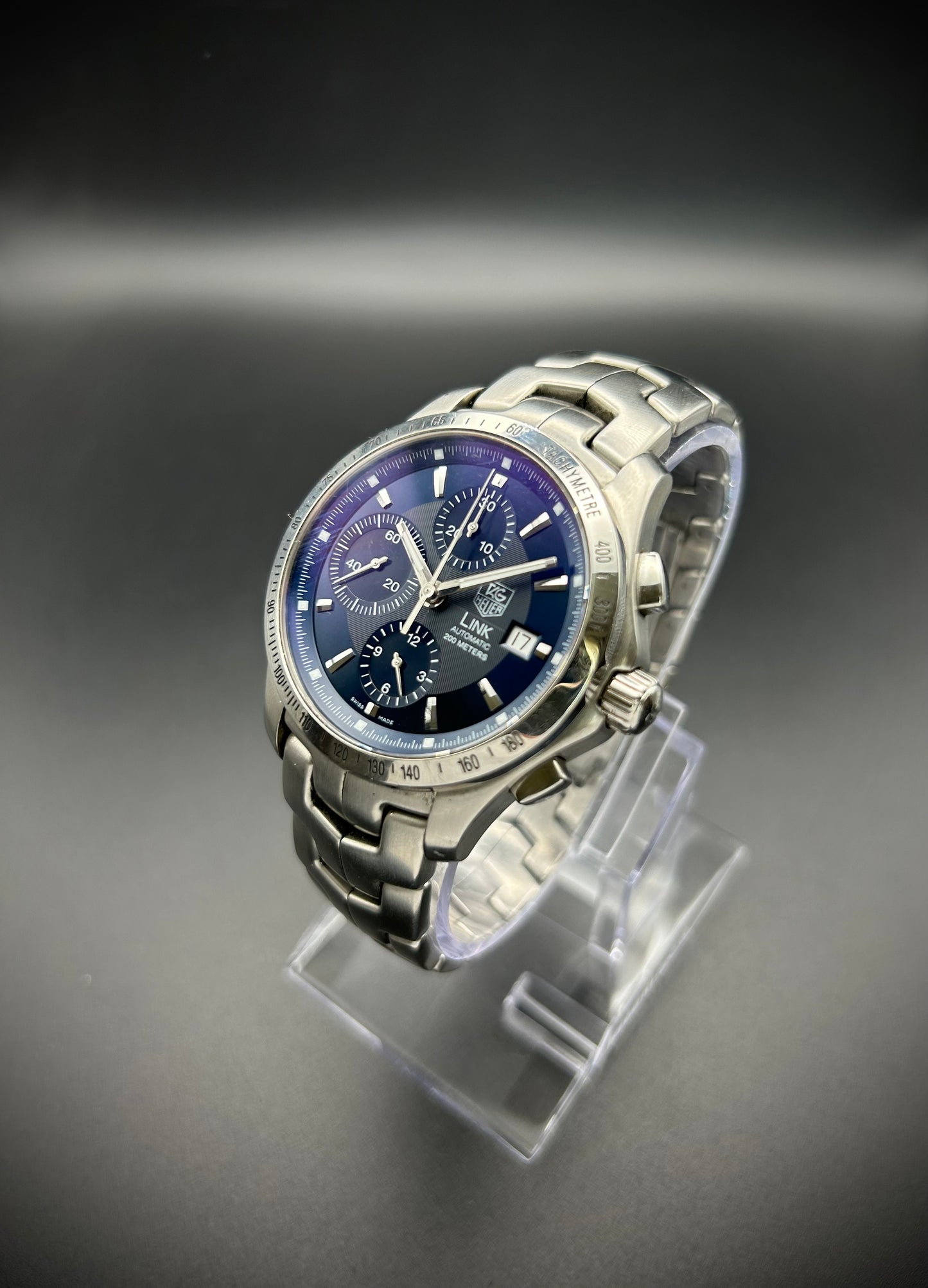 Tag Heuer Link Automatic Chronograph Blue Dial
