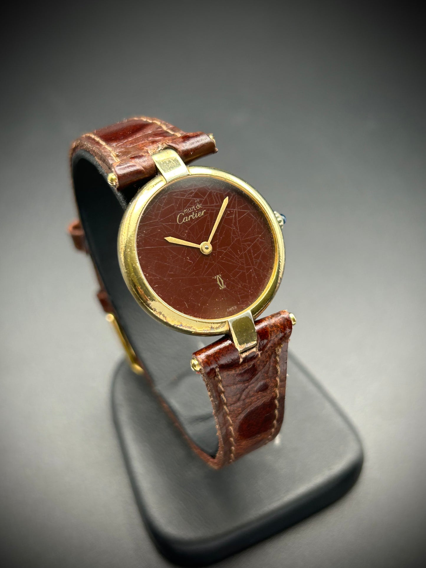 Cartier Vendome Gold Mandel Must Vermeil