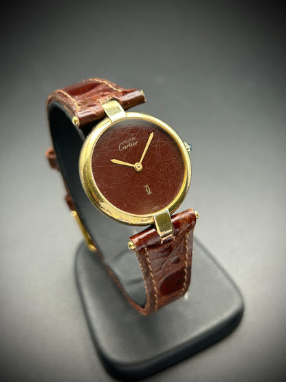 Cartier Vendome Gold Mandel Must Vermeil