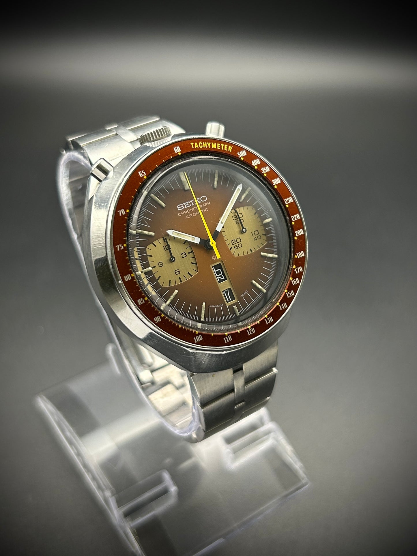 Seiko Bullhead Chronograph Brown Dial