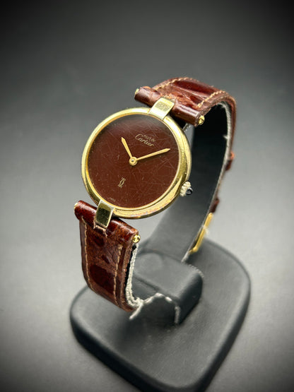 Cartier Vendome Gold Mandel Must Vermeil