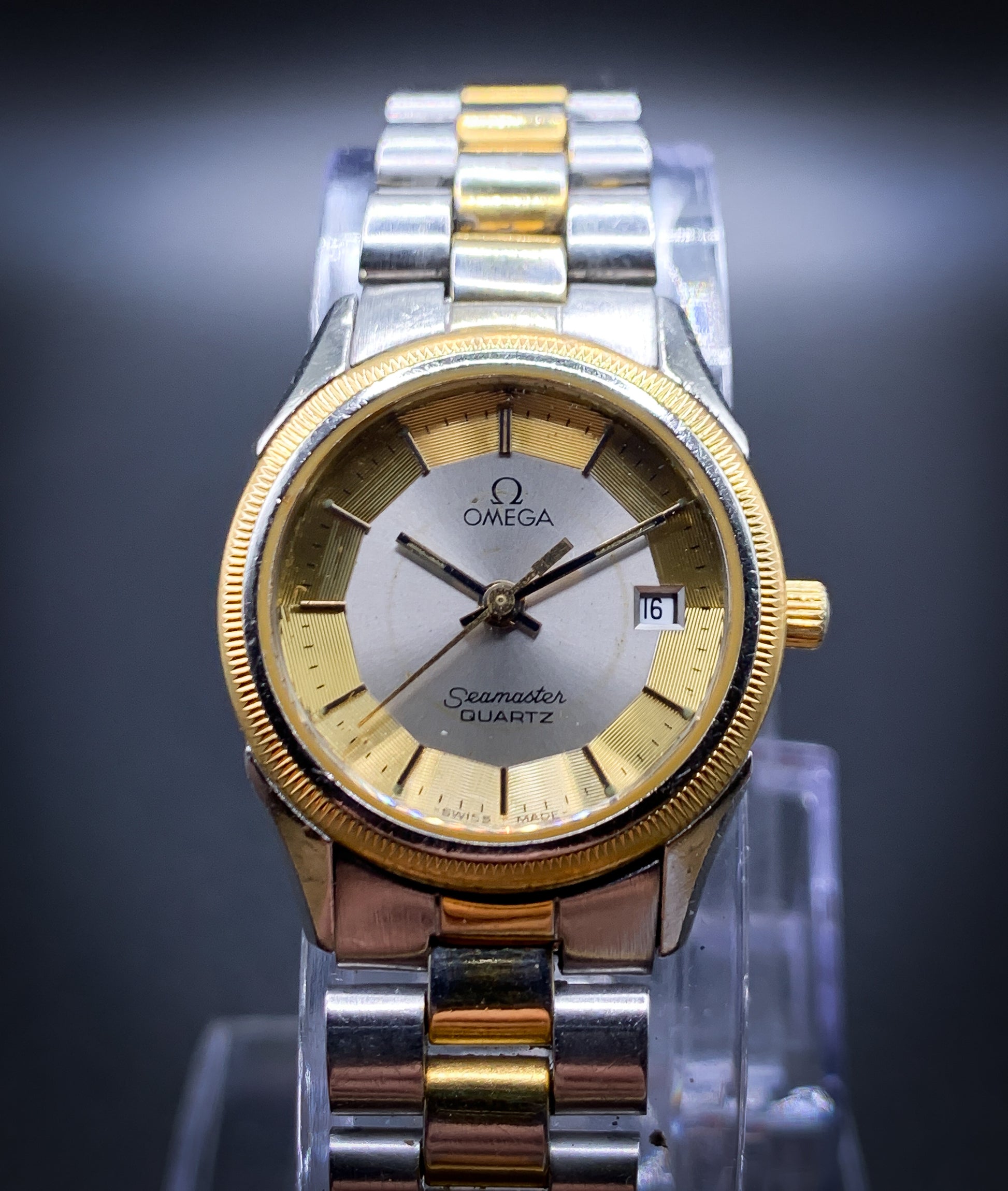 Vintage Omega Omega Seamaster Quartz Ladies 1380 Omega Seamaster