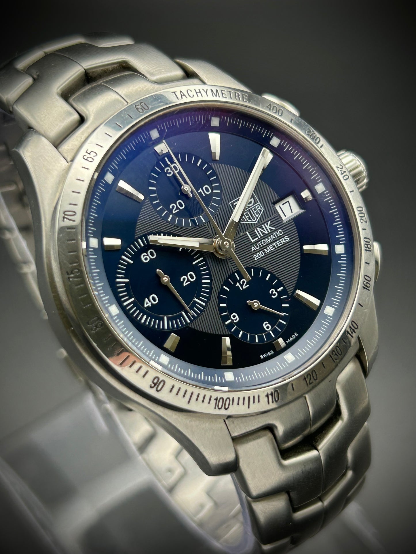 Tag Heuer Link Automatic Chronograph Blue Dial