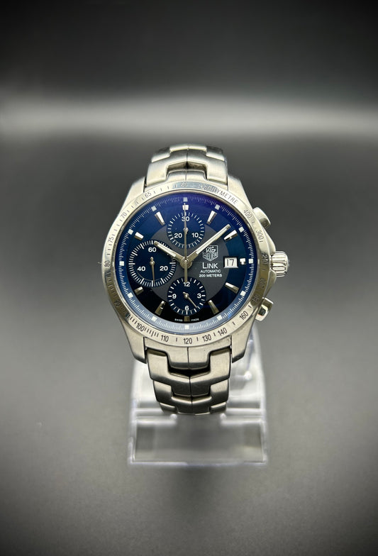 Tag Heuer Link Automatic Chronograph Blue Dial