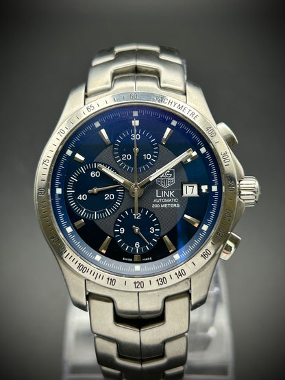 Tag Heuer Link Automatic Chronograph Blue Dial