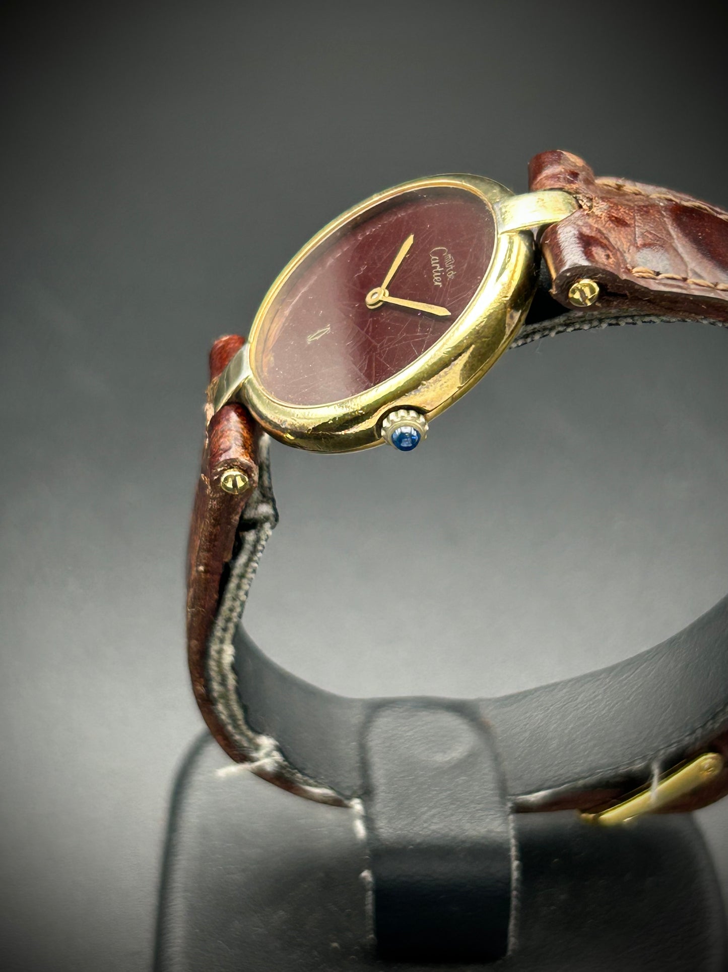 Cartier Vendome Gold Mandel Must Vermeil