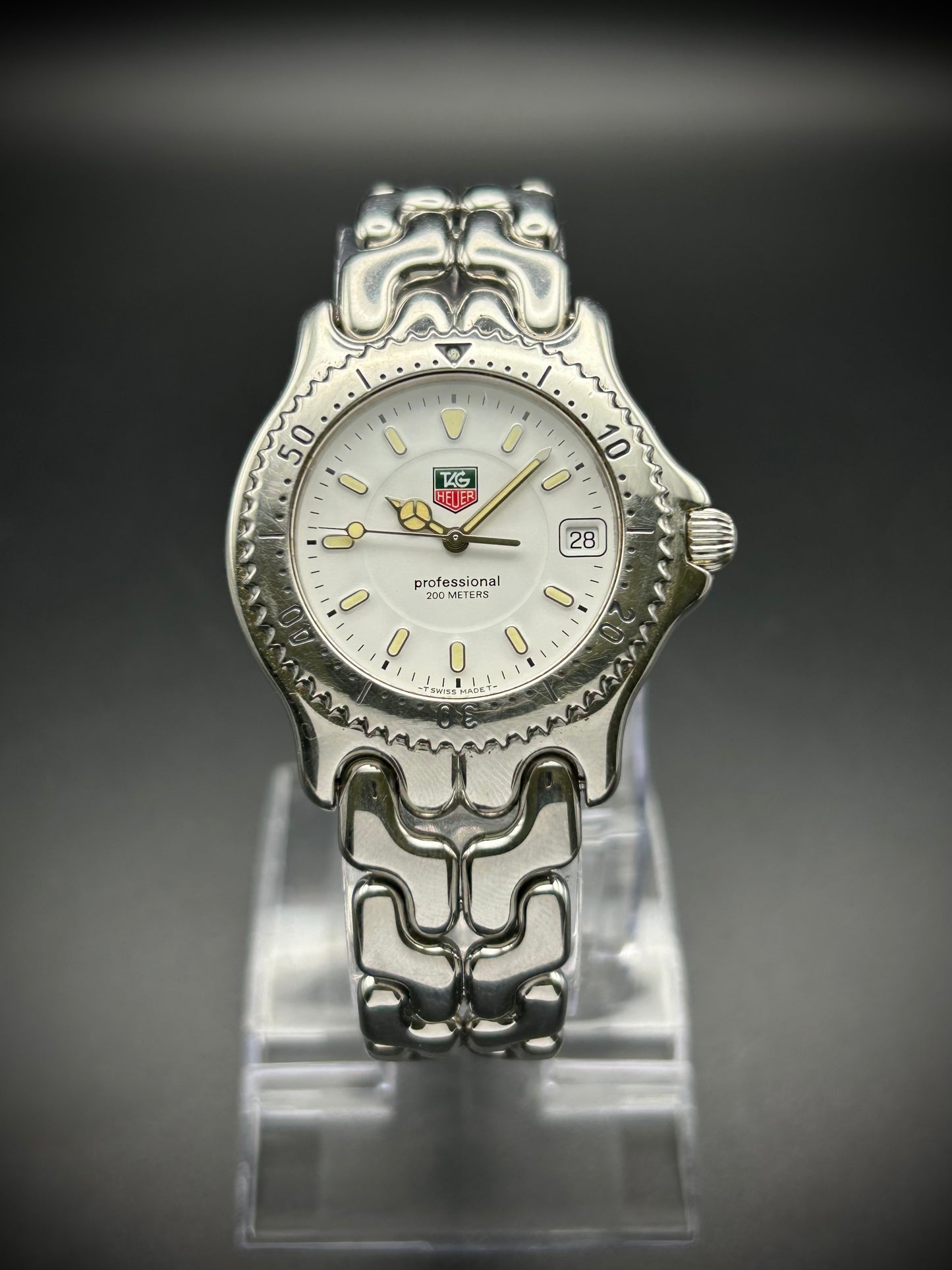Tag Heuer Link Sel Professional 200m White Dial