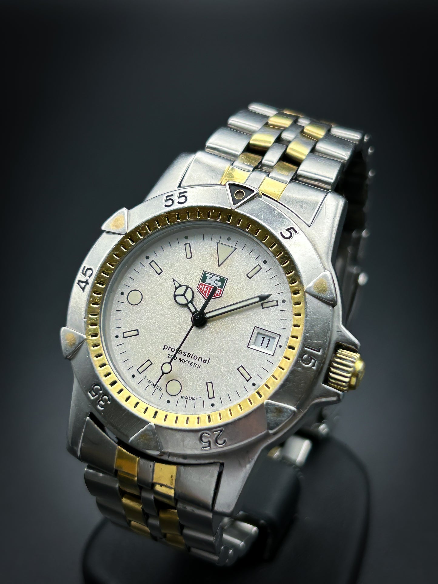 Tag Heuer Professional 1500 200m Obama Two Tone