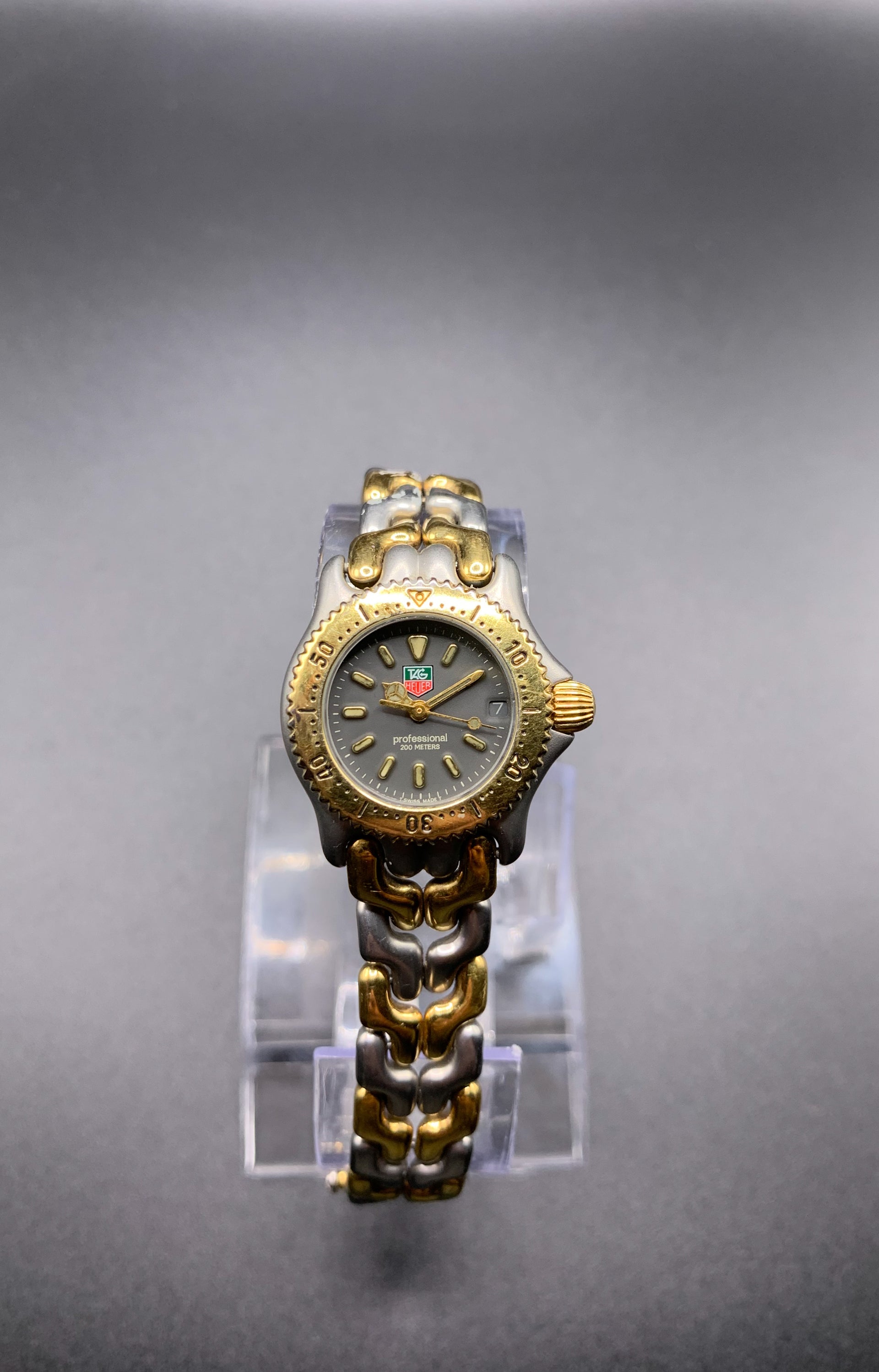 Tag Heuer Professional 200m Date Two Tone – Rewardrobeathens Tag Heuer Professional 200m Date Two Tone – Rewardrobeathens